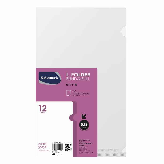 FUNDAS L OF TRASNPARENTES 