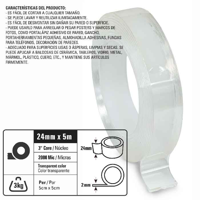 CINTA DOBLE CONTACTO GEL 1