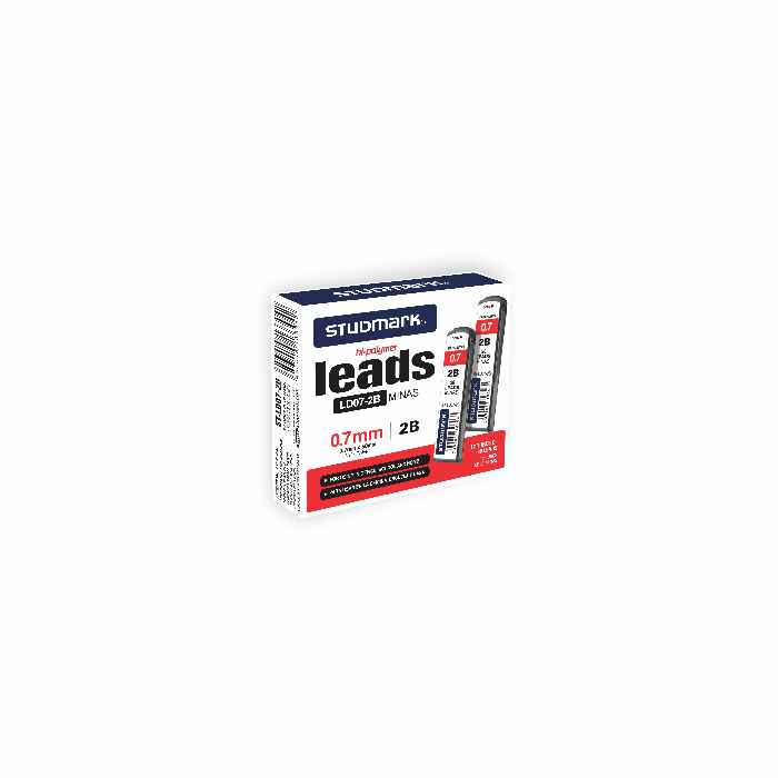 MINAS 0.7mm 2B (TUBOS DE 20 MINAS)