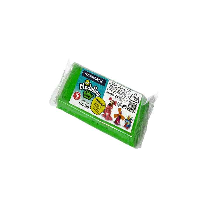 PLASTILINA BARRA DE 150G, VERDE LIMON