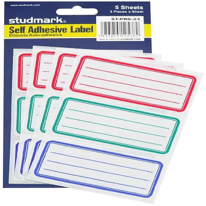 ETIQUETA ESCOLAR 15PZS